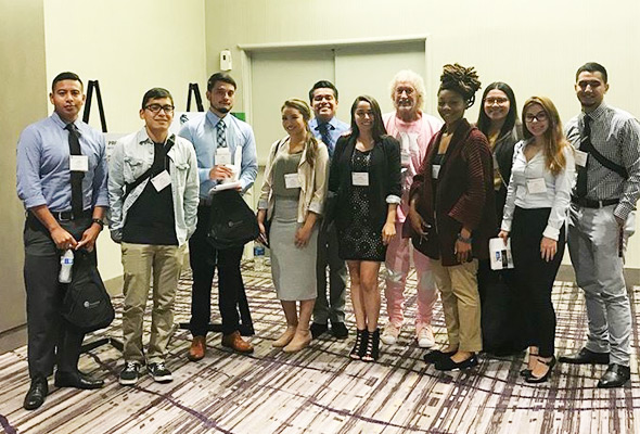 CSUDH Pre-health (PHS) Students at a NAMME Conference