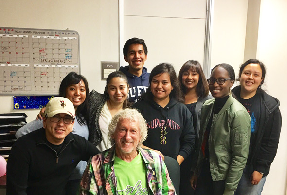 CSUDH PHS members at local CSUDH meeting